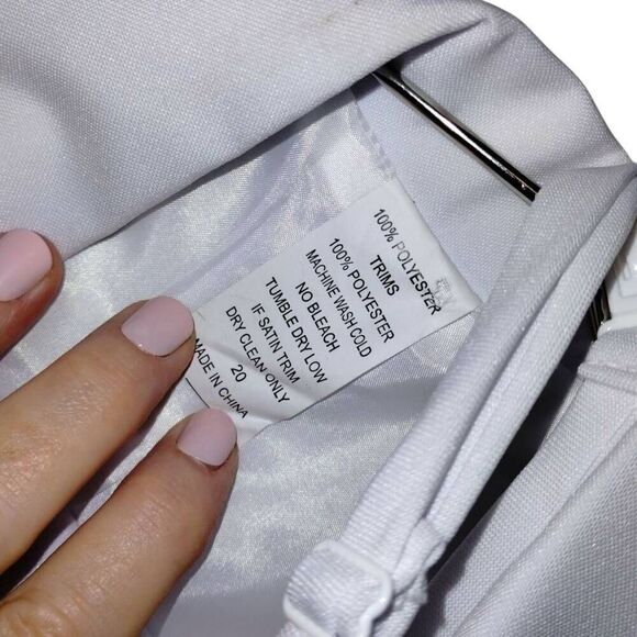 Boys Formal 5 Pc Suit Sz 20 White Jacket Shirt Vest Tie Pants Formal Wedding - Picture 11 of 15